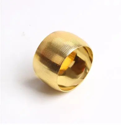 Anel de Guardanapo Metálico Dourado, Prata, Rose