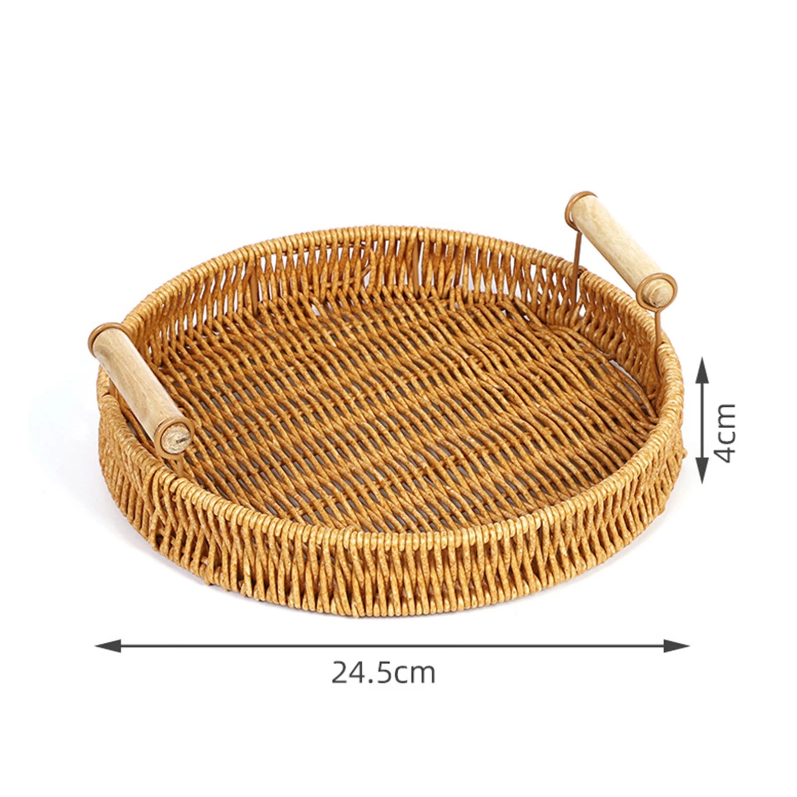 Oval curvado rattan vime tecido servindo cestas para pão frutas legumes restaurante servindo mesa exibição cesta de rattan