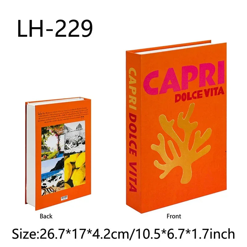Livros Decorativos – Série Viagem | Ibiza, Capri, Tulum e mais