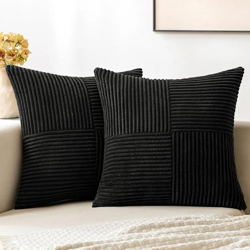 Capa de Almofada Listras Boho para Sofá e Quarto