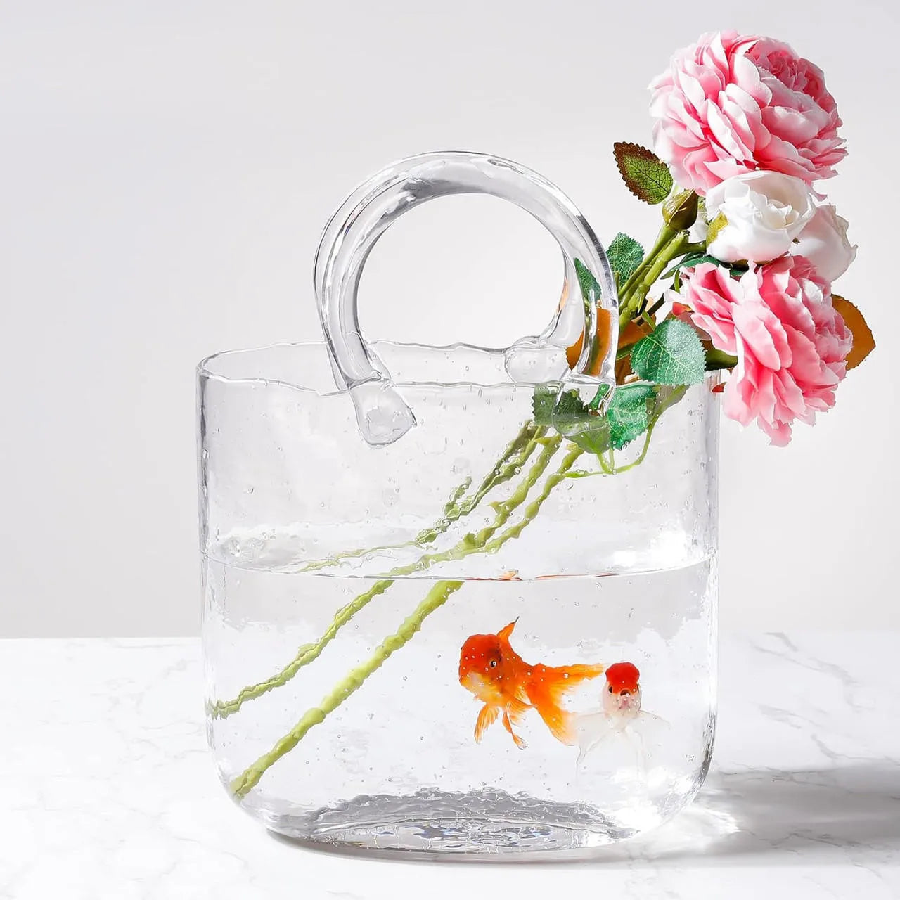 Vaso de vidro Bolsa
