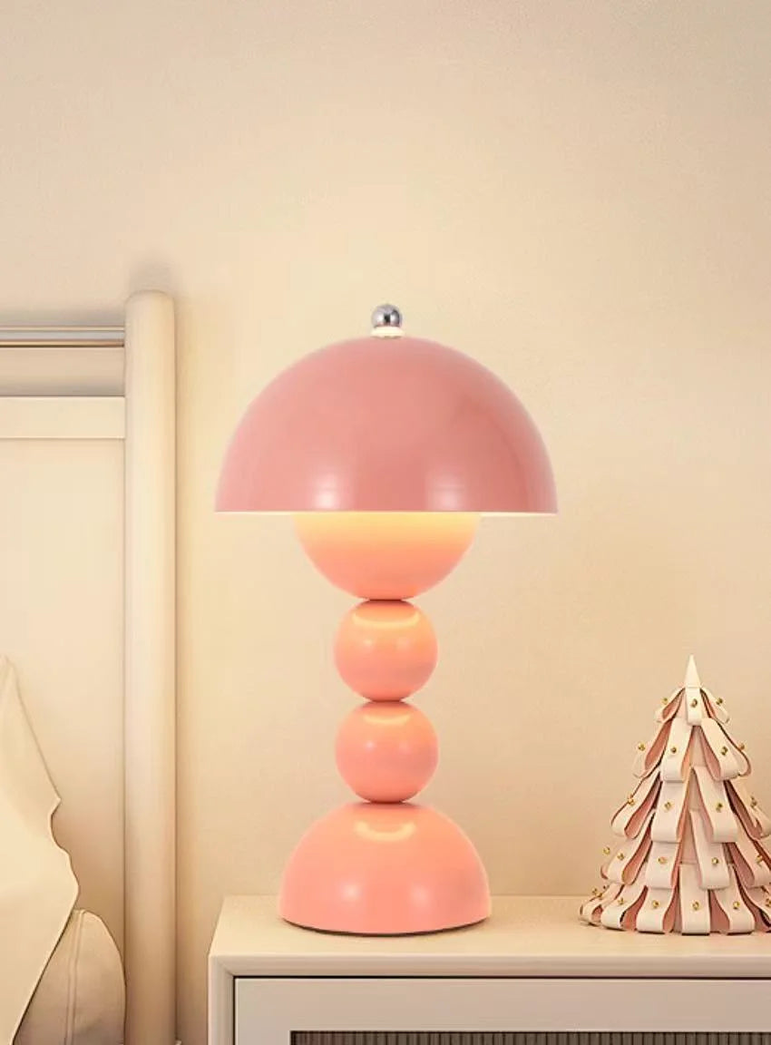 Luminária de Mesa LED Nórdica com Interruptor Táctil, 3 Cores, Dimerização Contínua, Luminária Criativa para Decoração de Casa e Escritório