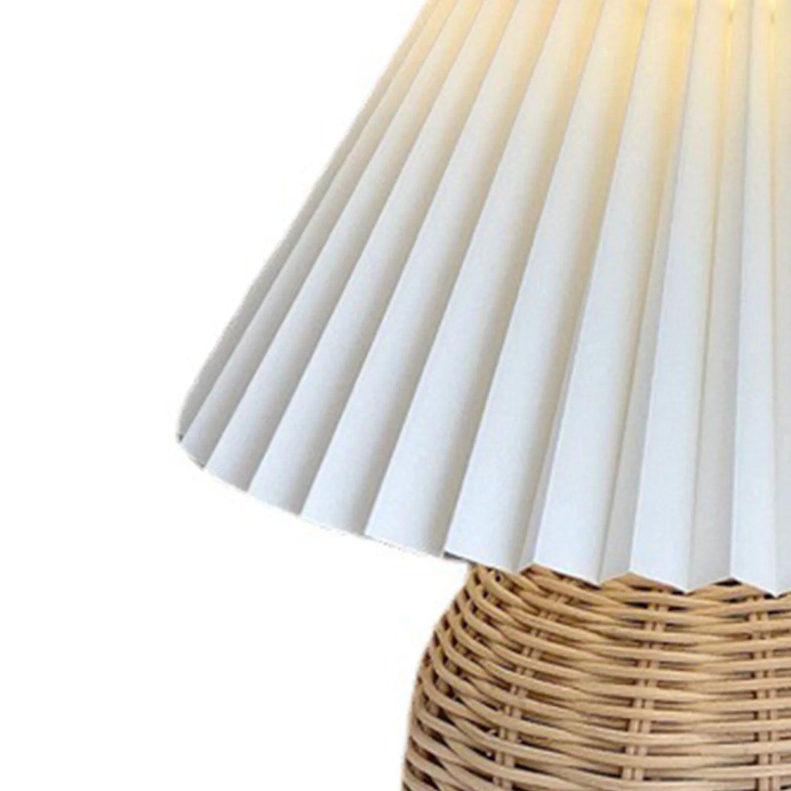 Luminária de Chão Rattan Vintage | Estilo Retrô para Sala e Quarto