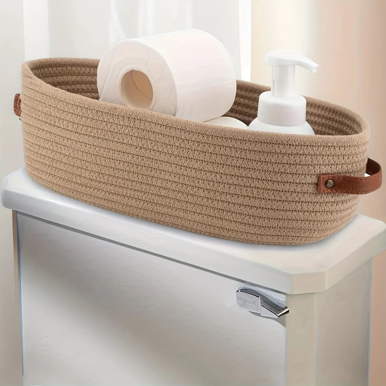 Cesta de armazenamento oval