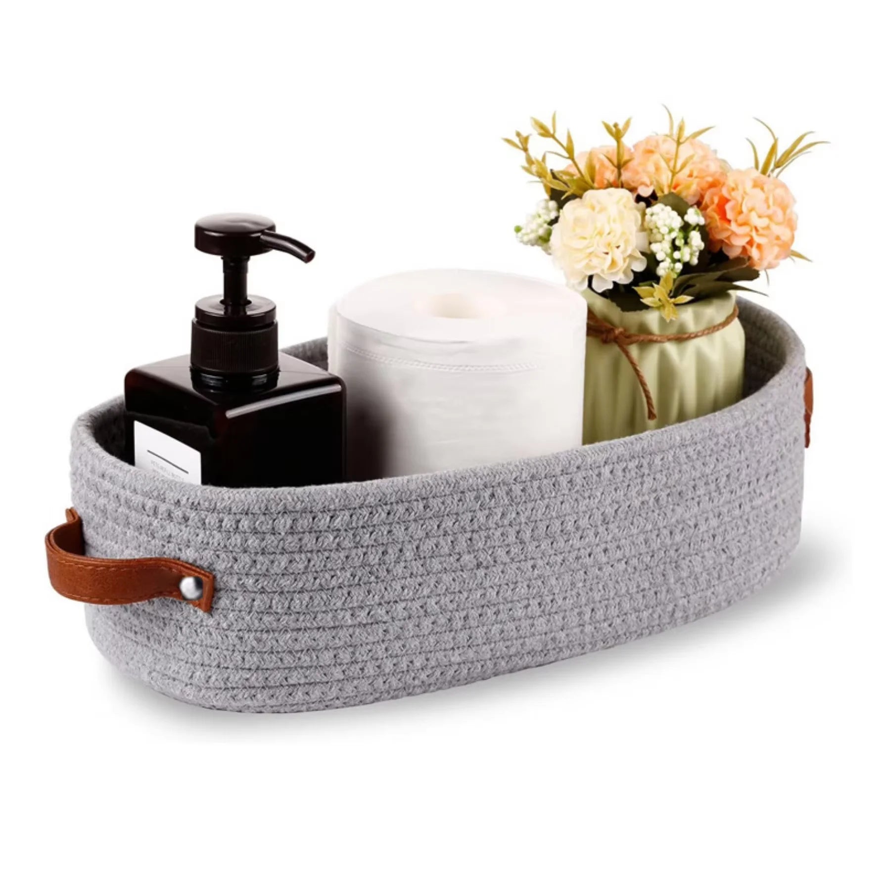 Cesta de armazenamento oval