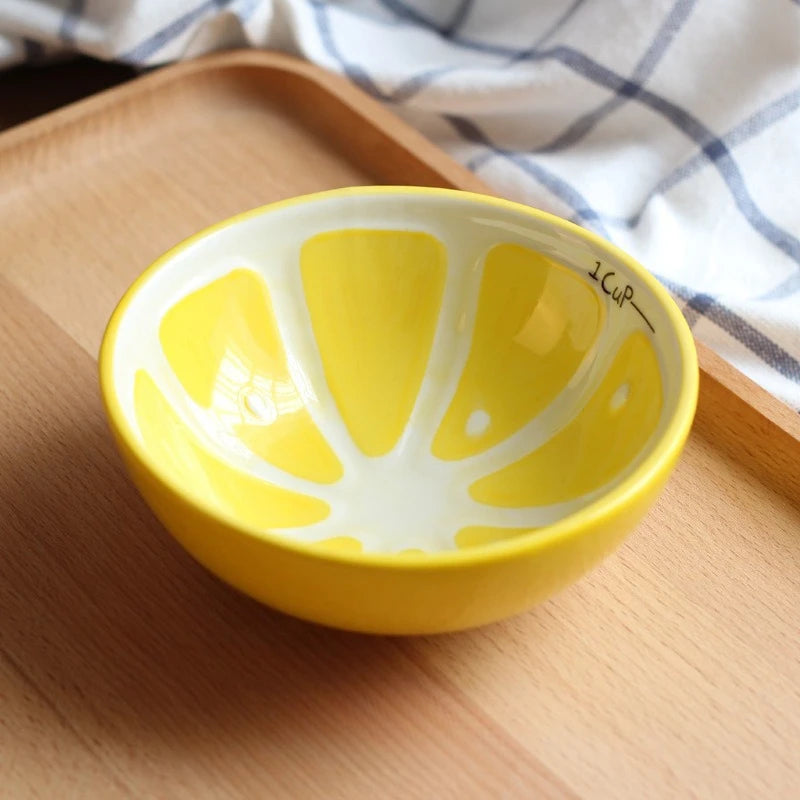 Bowl de Cerâmica Fruta  | Desenhada à Mão |