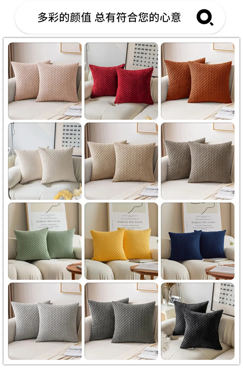 Capa de Almofada Decorativa em Tricô | 40x40 | 45x45 | 50x50cm