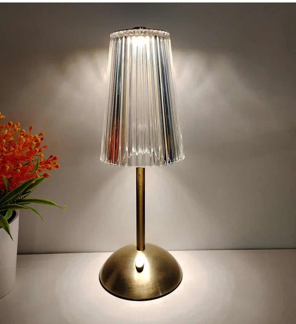 Regulável decoração de mesa luz noturna lâmpada led sensor toque recarregável sem fio lâmpada leitura para hotel bar quarto luz