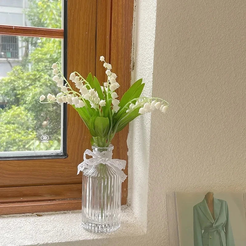 1pc nórdico criativo vasos transparentes para planta garrafa vaso de flores hidropônico terrário arranjo recipiente vaso de mesa de flores