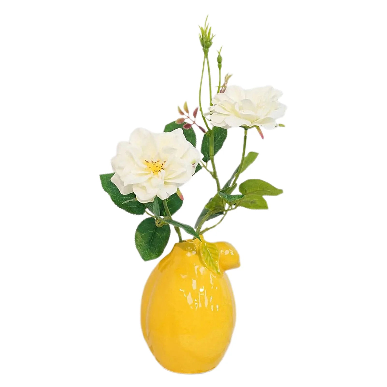 Limão vaso de cerâmica nordic ins feng shui cultivo vaso de flores casa fresca decoração de mesa artesanato casa decoração diy