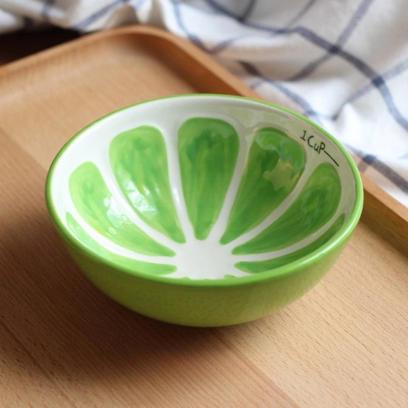 Bowl de Cerâmica Fruta  | Desenhada à Mão |