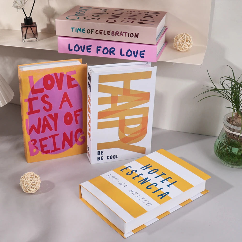 Livros falsos decoração moderna livro falso para sala de estar decoração de luxo livros falsos estante mesa café ornamentos