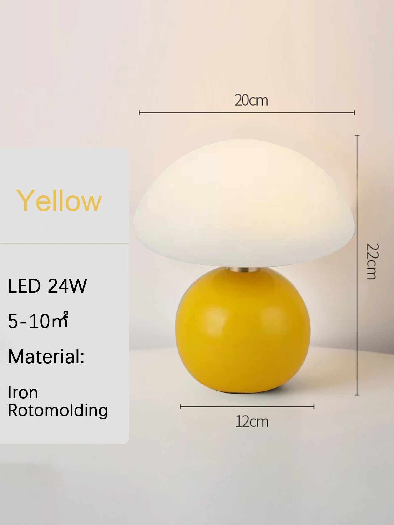 Luminária de mesa led