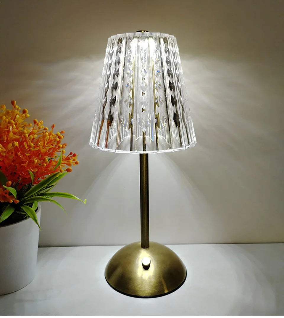 Lâmpada de mesa led usb recarregável toque escurecimento café bar atmosfera luz proteção para os olhos leitura luz da noite decoração do quarto