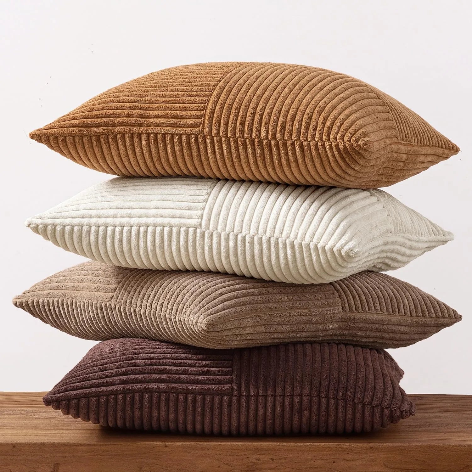 Capa de Almofada Listras Boho para Sofá e Quarto