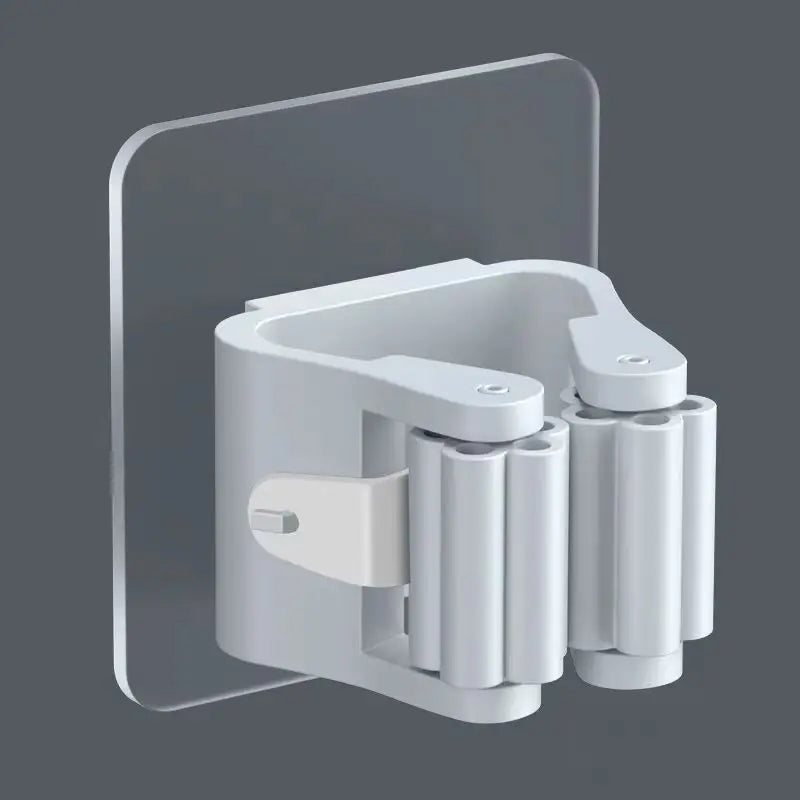 Ganchos de parede adesivos multiúso, Suspensão Mop Rack, Cabide de vassoura, Cozinha, Organização do banheiro, Home Organizer Acessórios
