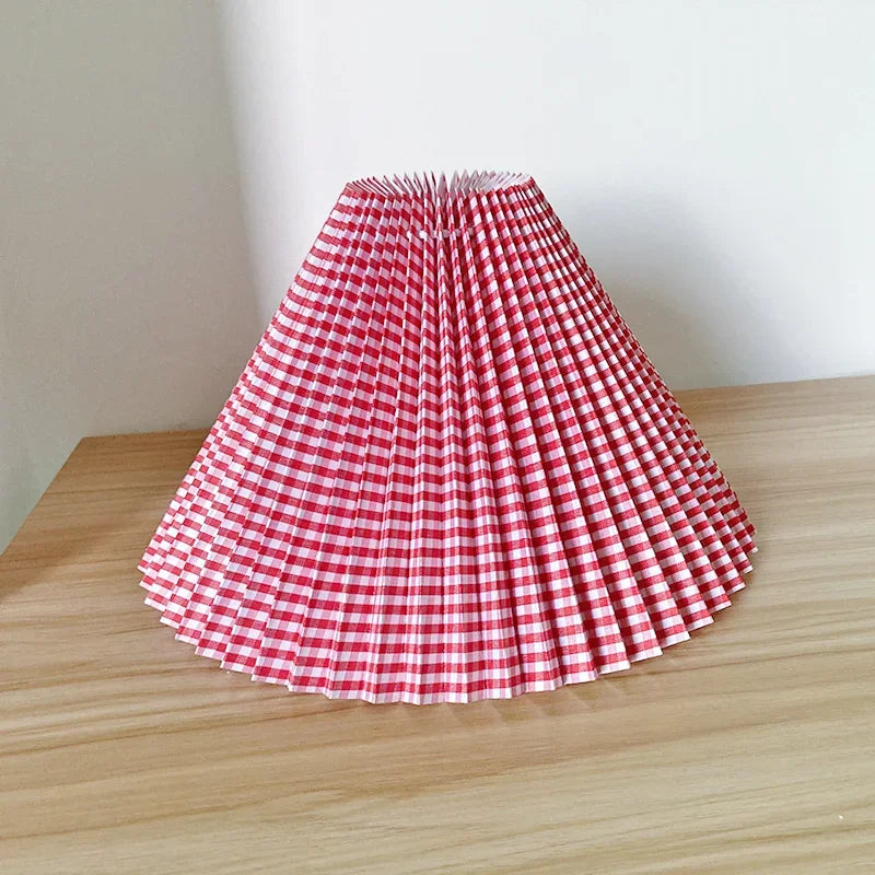 Cúpula para Abajur Plissada Artesanal — Lavável e Personalizável