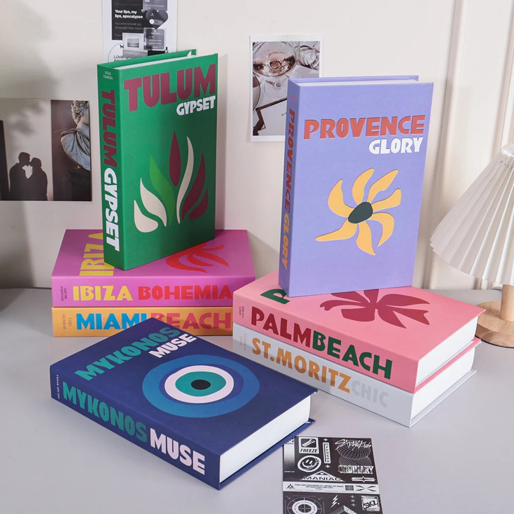Livros Decorativos – Série Viagem | Ibiza, Capri, Tulum e mais
