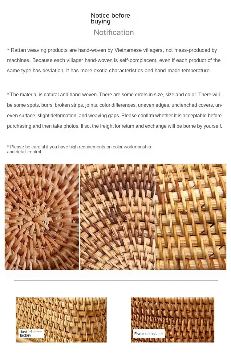 Cesta de vime retangular tecida à mão, frutas, chá, lanche, pão, piquenique, caixa de armazenamento de cosméticos, suprimentos de cozinha, ferramentas domésticas
