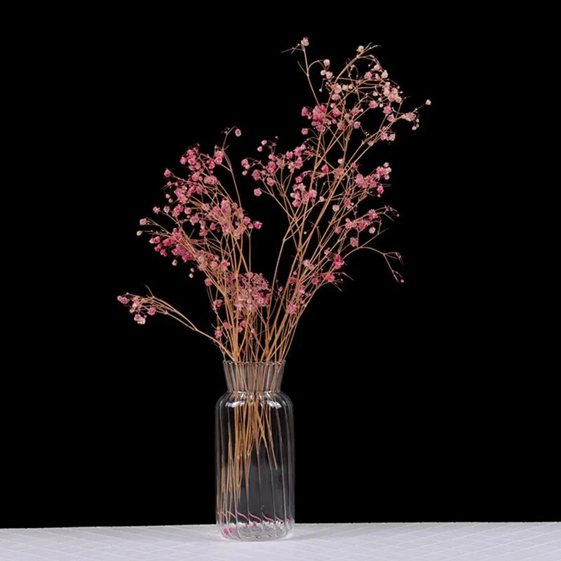1pc nórdico criativo vasos transparentes para planta garrafa vaso de flores hidropônico terrário arranjo recipiente vaso de mesa de flores