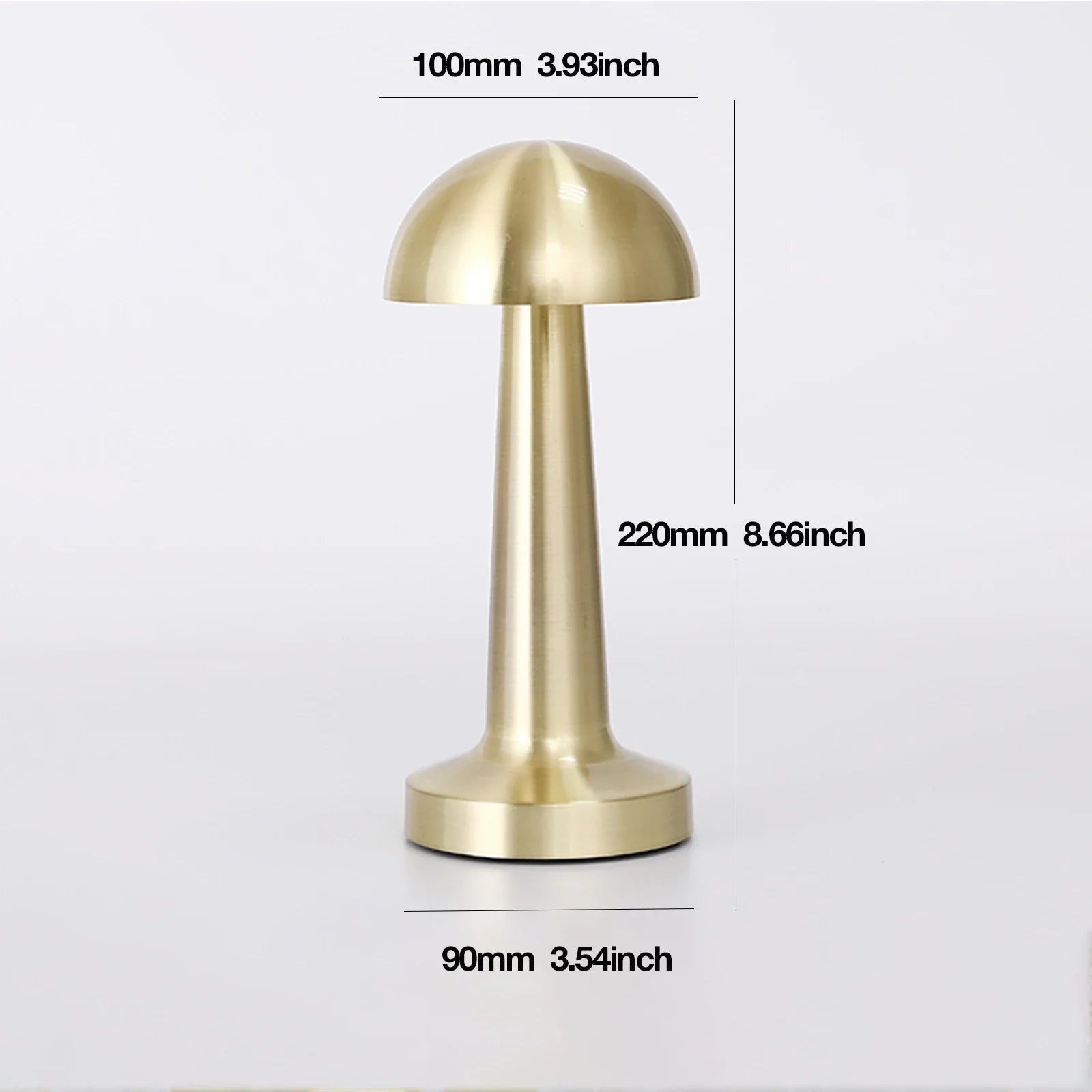 Luminária LED Portátil Touch — Elegância Sem Fio