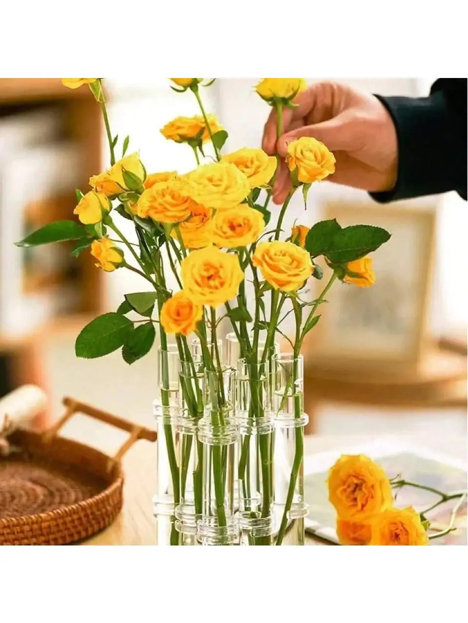 Vaso tubo para Flores