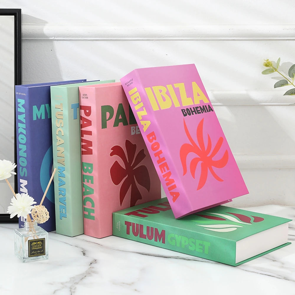 Livros Decorativos – Série Viagem | Ibiza, Capri, Tulum e mais