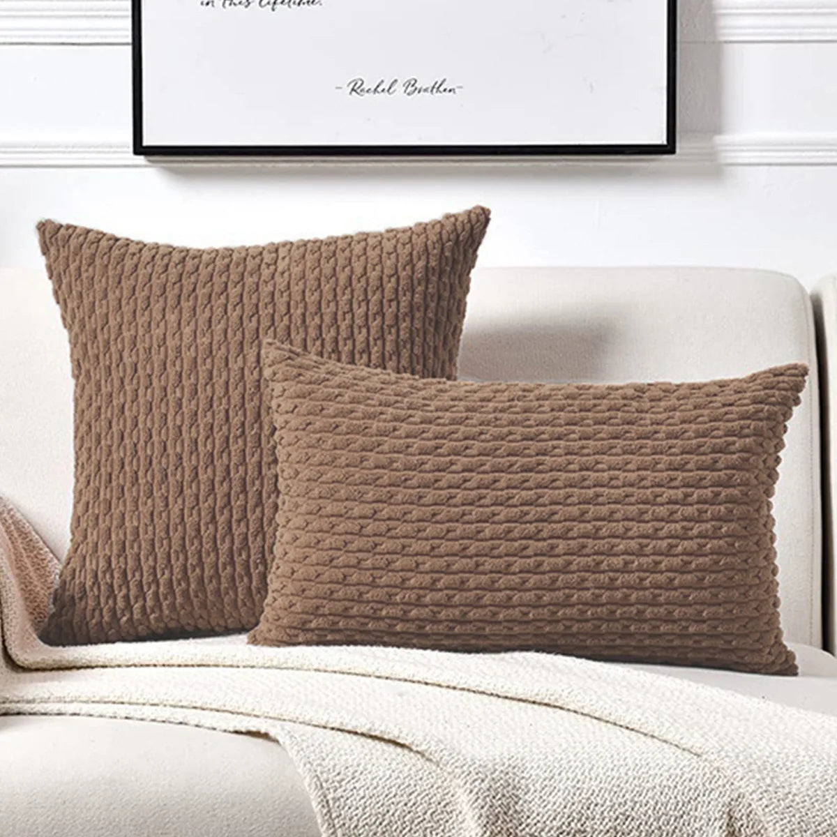 Capa de Almofada Decorativa em Tricô | 40x40 | 45x45 | 50x50cm