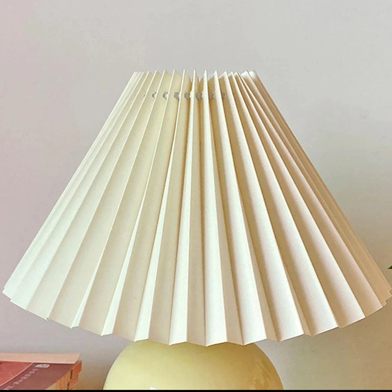 Cúpula para Abajur Plissada Artesanal — Lavável e Personalizável