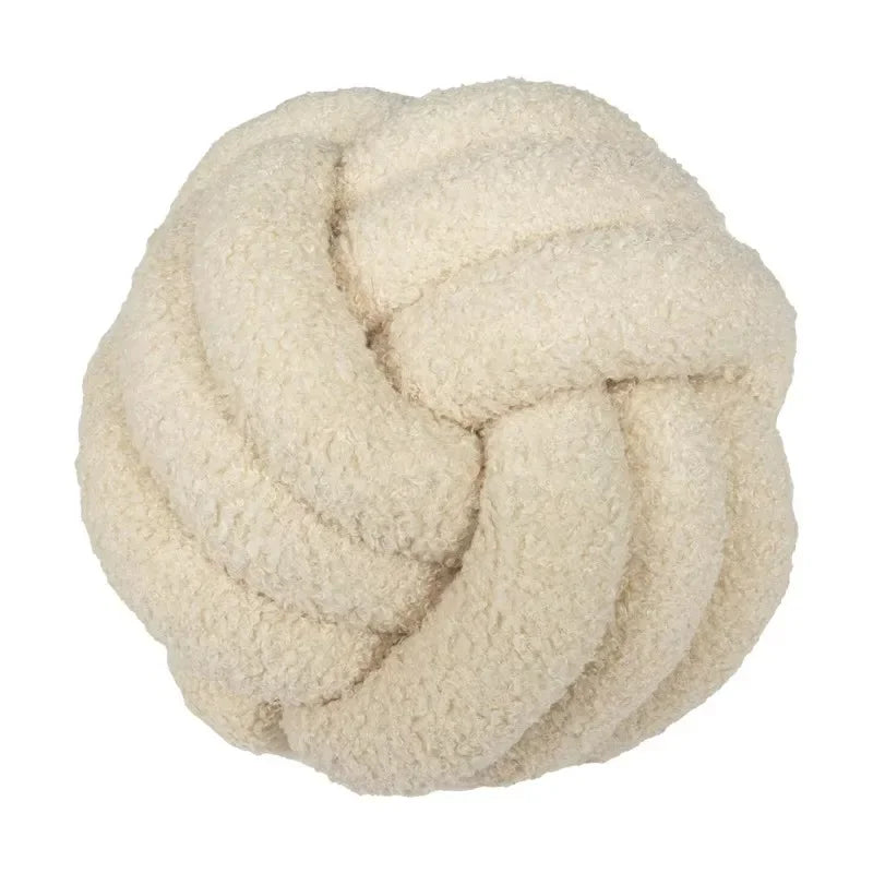 Nó estético globo almofada de pelúcia bola nórdica travesseiro de pelúcia sofá decorativo lance travesseiro macio dormir volta almofada decoração