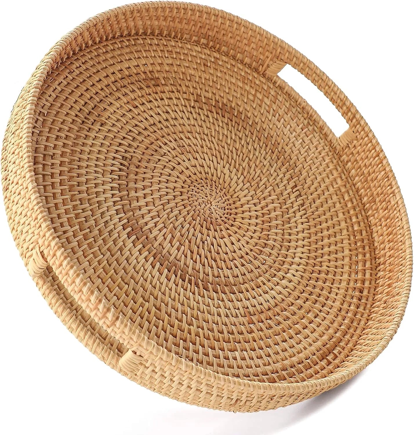 Bandeja em rattan natural