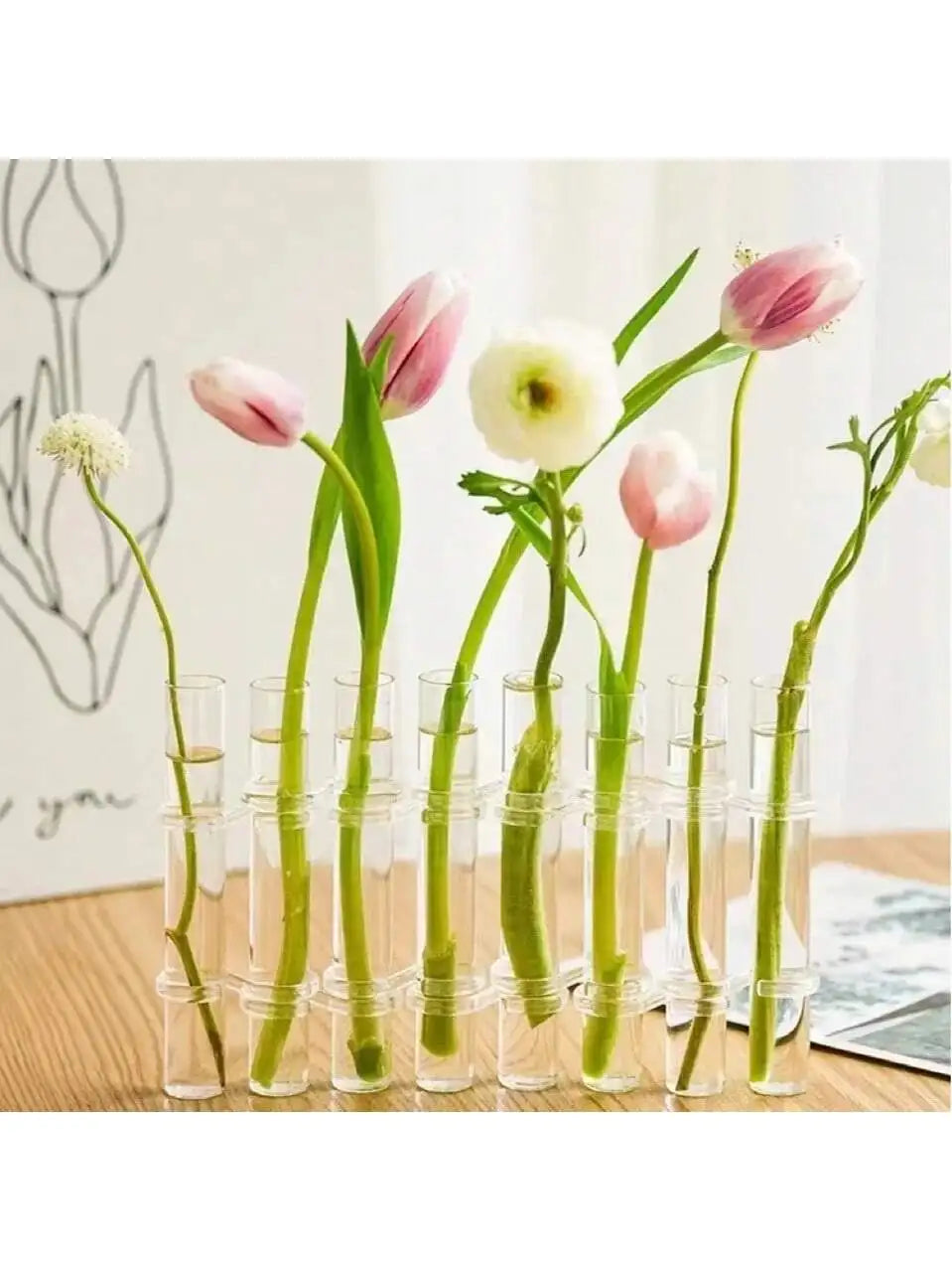 Vaso tubo para Flores