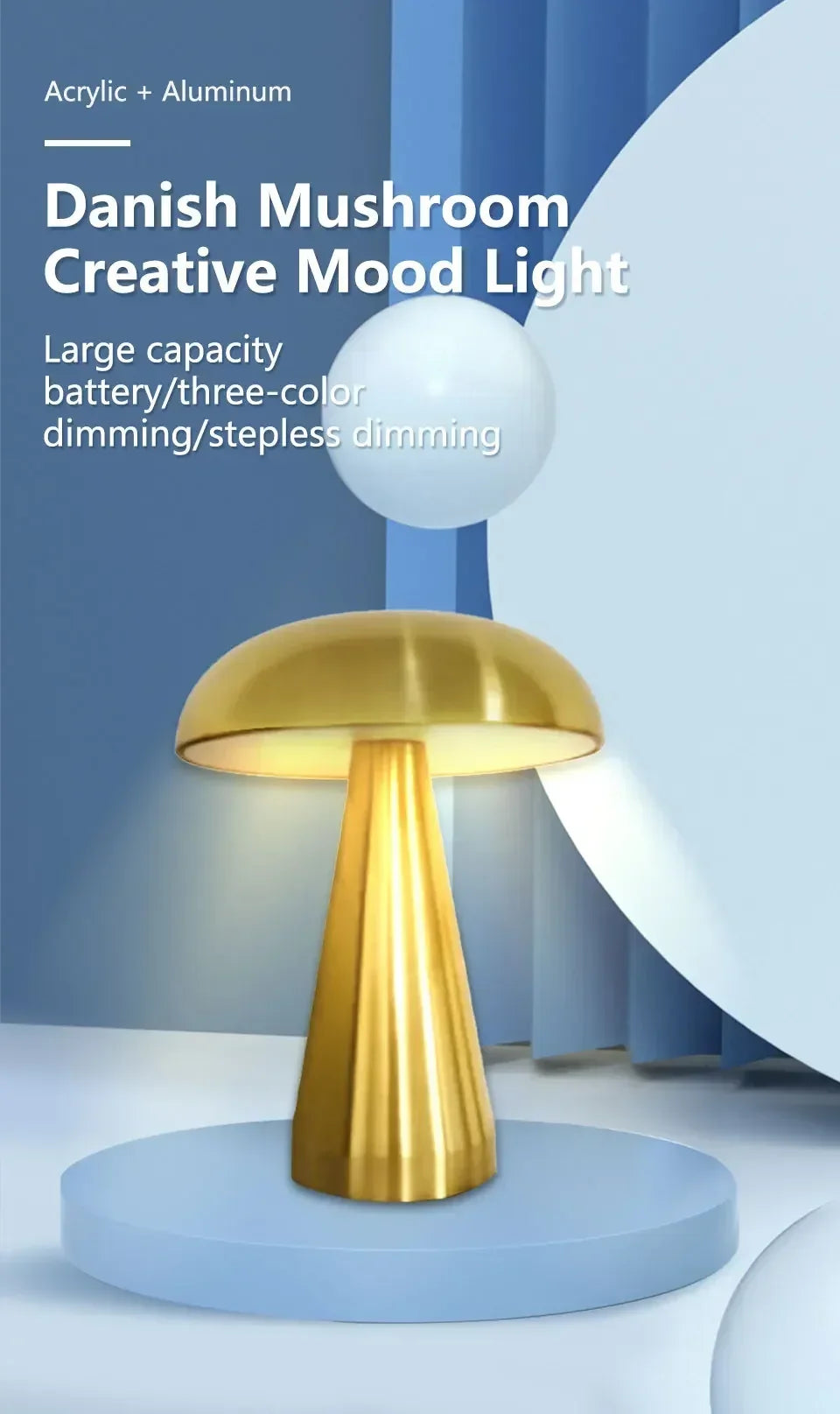 Retro led night light cogumelo sensor de toque lâmpada mesa recarregável luzes leitura para o quarto restaurante bar decoração iluminação