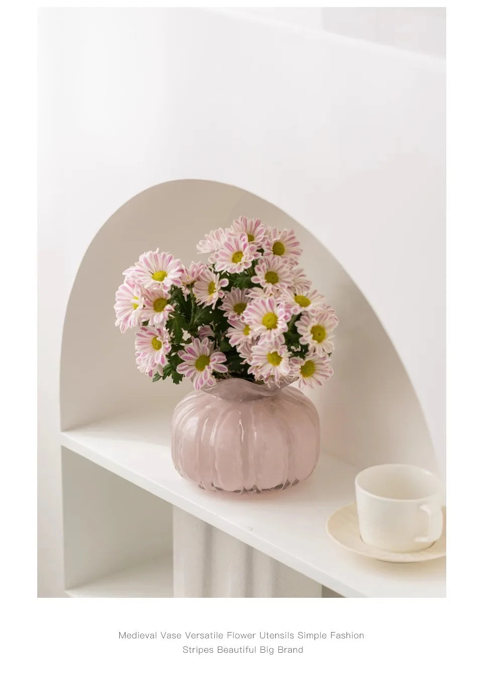 Vaso luz estilo luxo sentimento sênior saco de renda rosa modelagem sala estar mesa decoração ornamentos