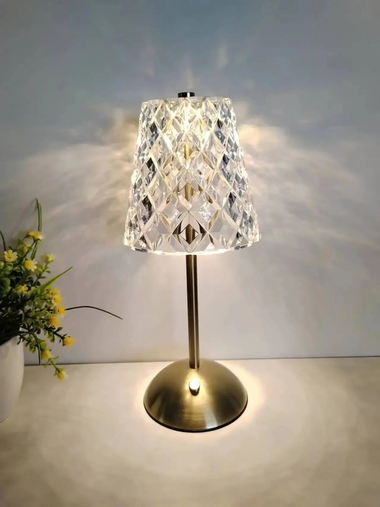 Lâmpada de mesa led usb recarregável toque escurecimento café bar atmosfera luz proteção para os olhos leitura luz da noite decoração do quarto