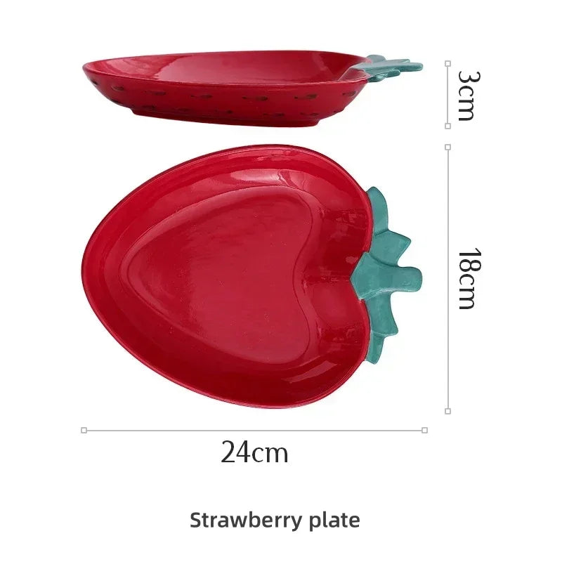 Bowl cerâmica abacaxi morango limão