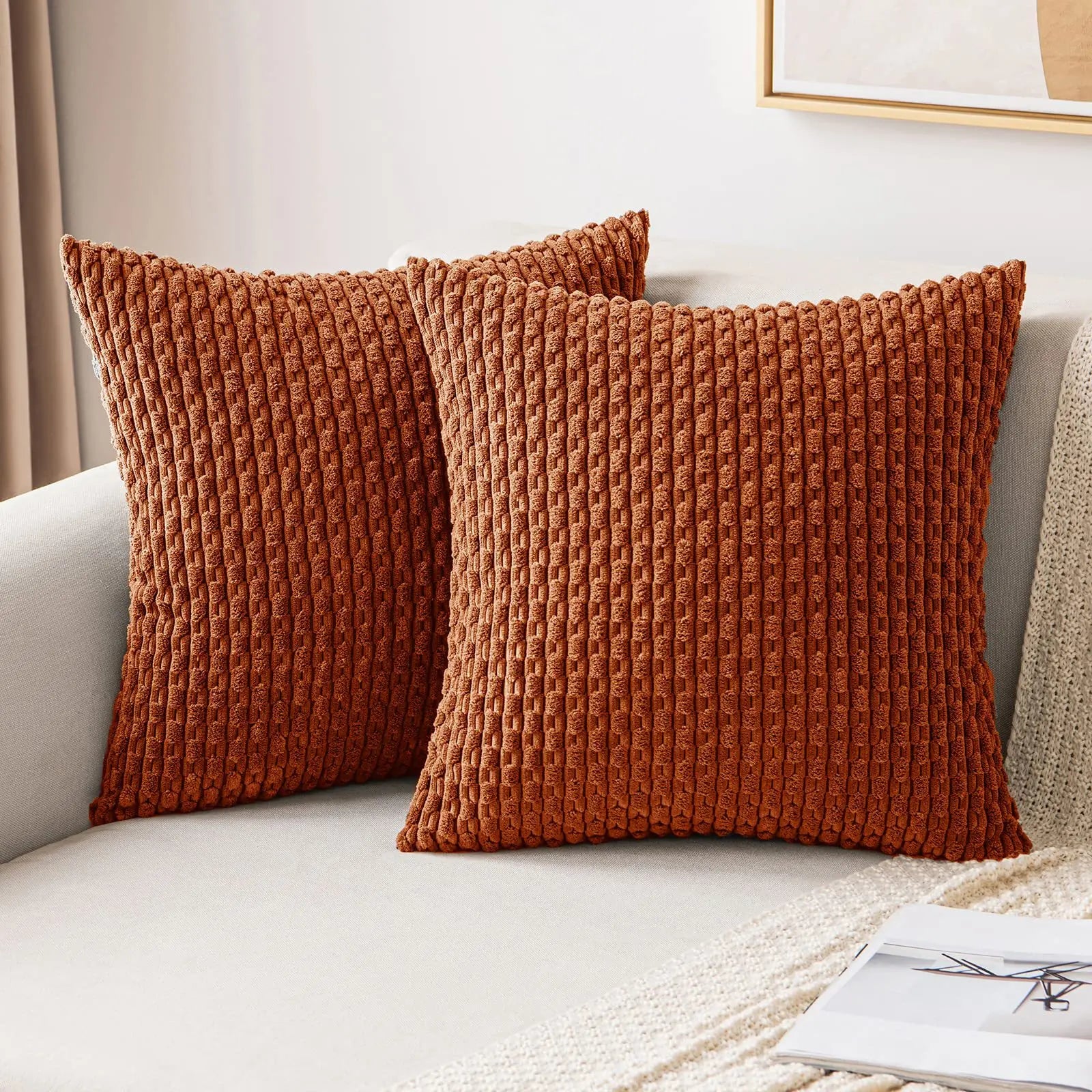 Alta Qualidade Decorativa Travesseiro Capa, Capa de Almofada para Sala, Sofá Fronha, Decoração De Casa, 45x45cm