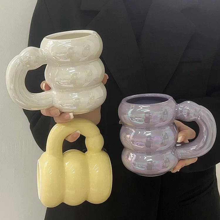 Caneca de Cerâmica Nuvem | 420ml