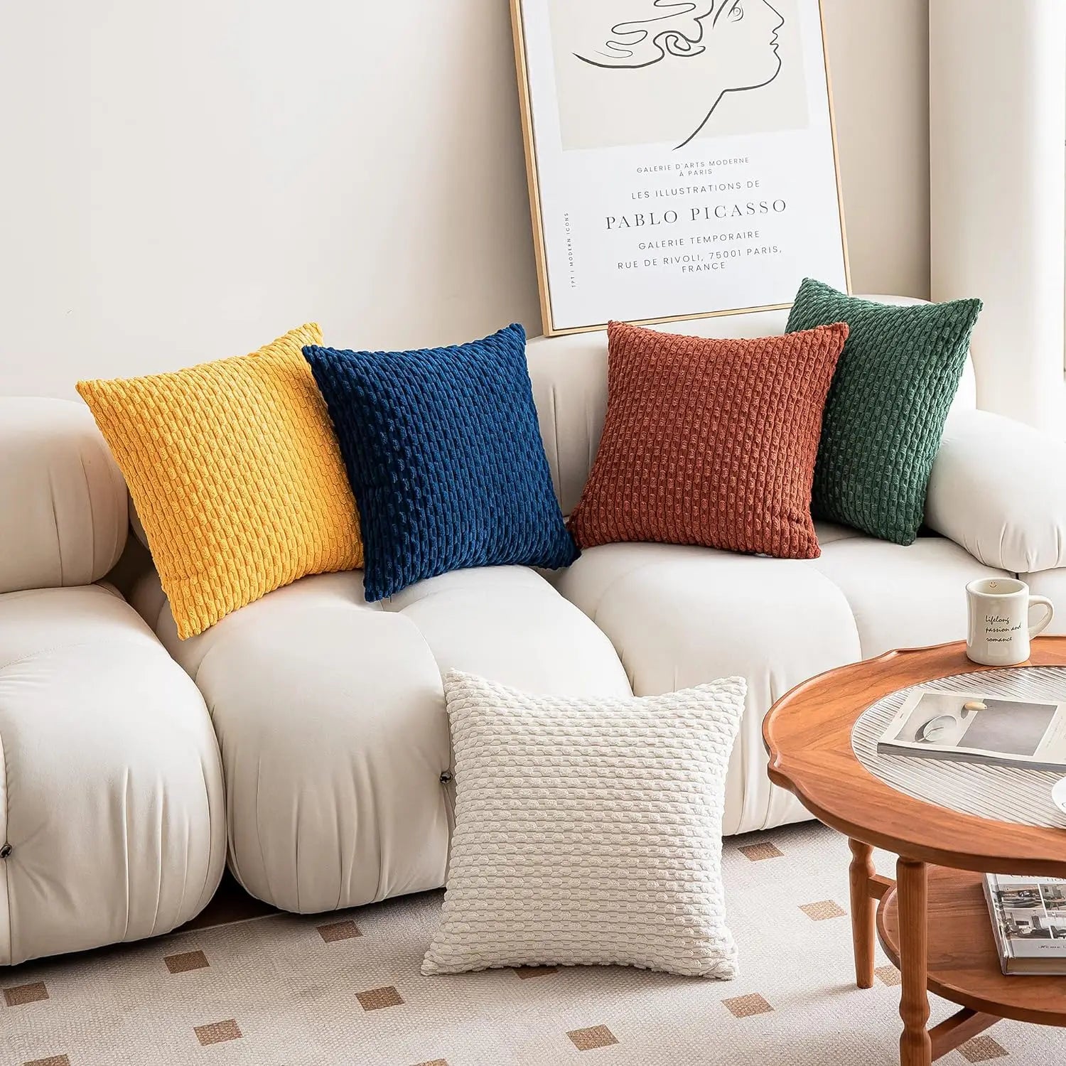 Alta Qualidade Decorativa Travesseiro Capa, Capa de Almofada para Sala, Sofá Fronha, Decoração De Casa, 45x45cm