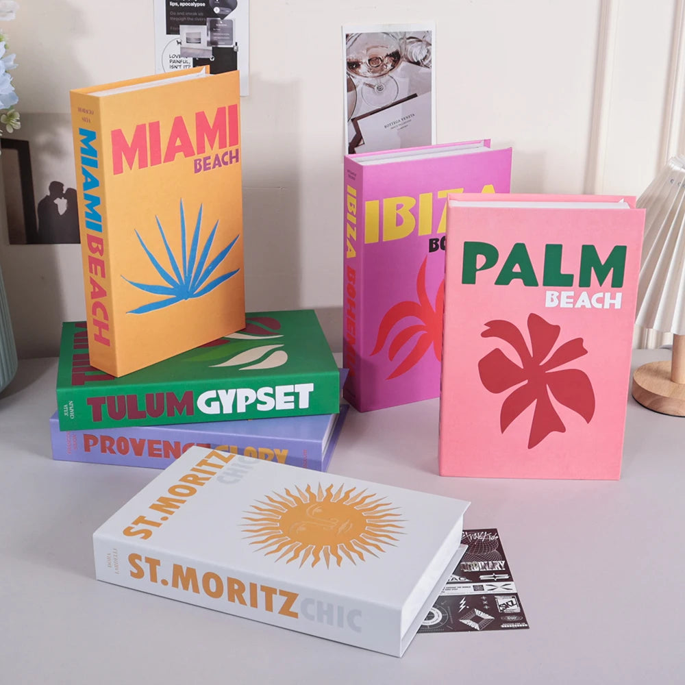 Livros Decorativos – Série Viagem | Ibiza, Capri, Tulum e mais