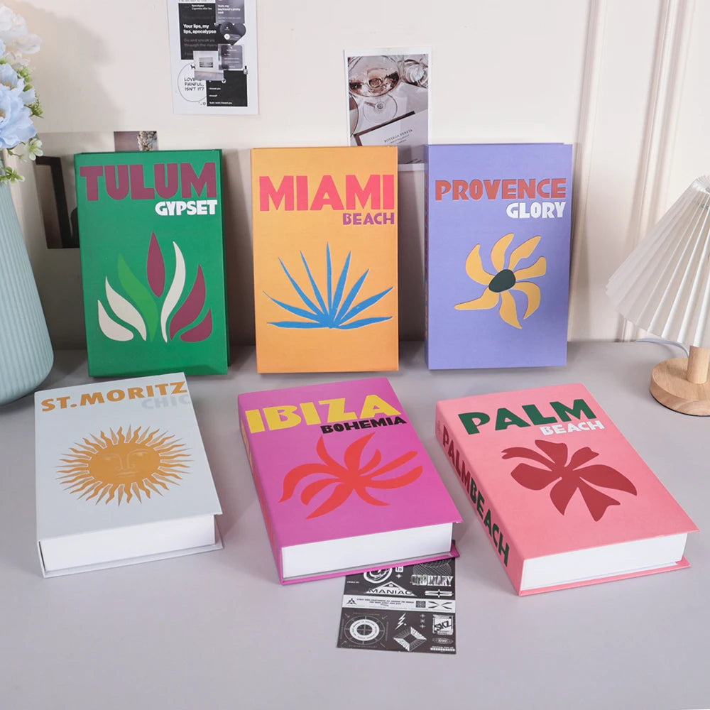 Livros Decorativos – Série Viagem | Ibiza, Capri, Tulum e mais