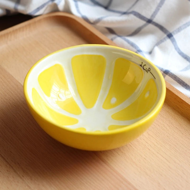 Bowl de Cerâmica Fruta  | Desenhada à Mão |