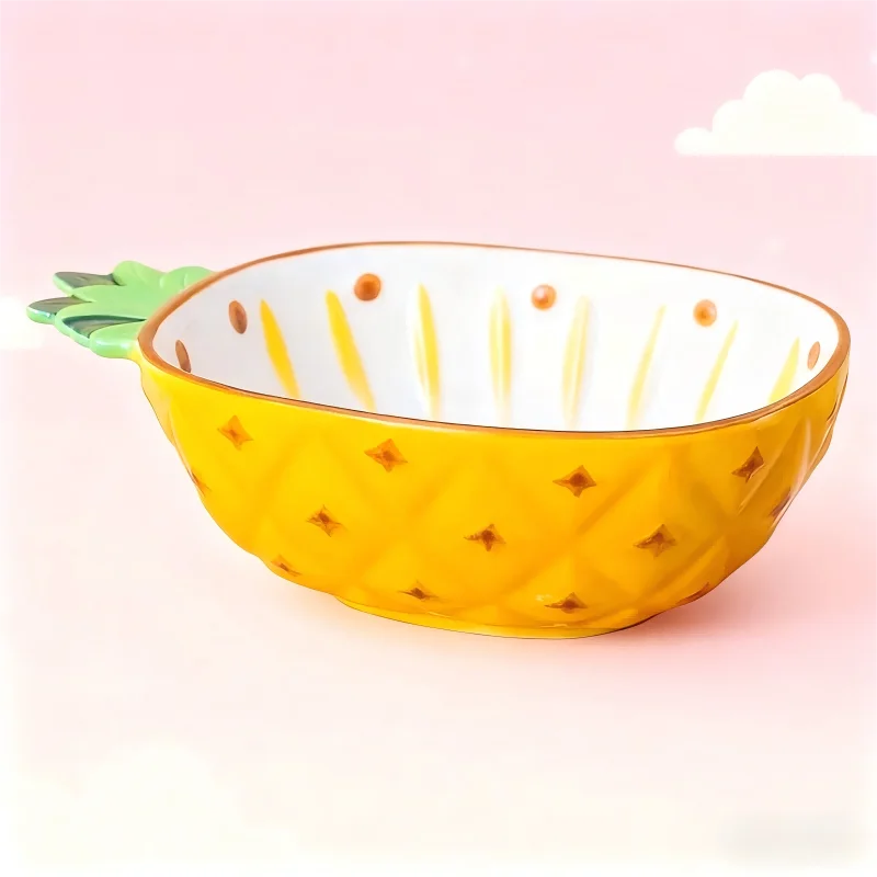 Bowl cerâmica abacaxi morango limão