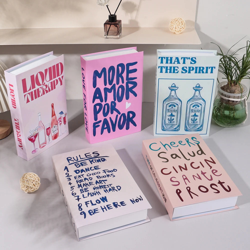 Livros falsos decoração moderna livro falso para sala de estar decoração de luxo livros falsos estante mesa café ornamentos