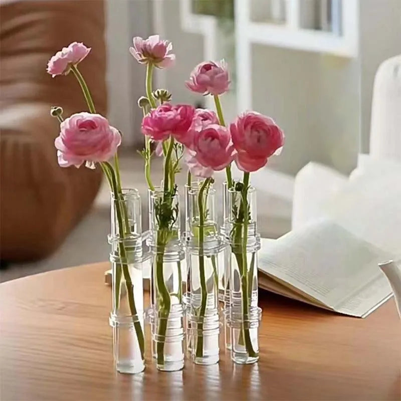 Vaso tubo para Flores