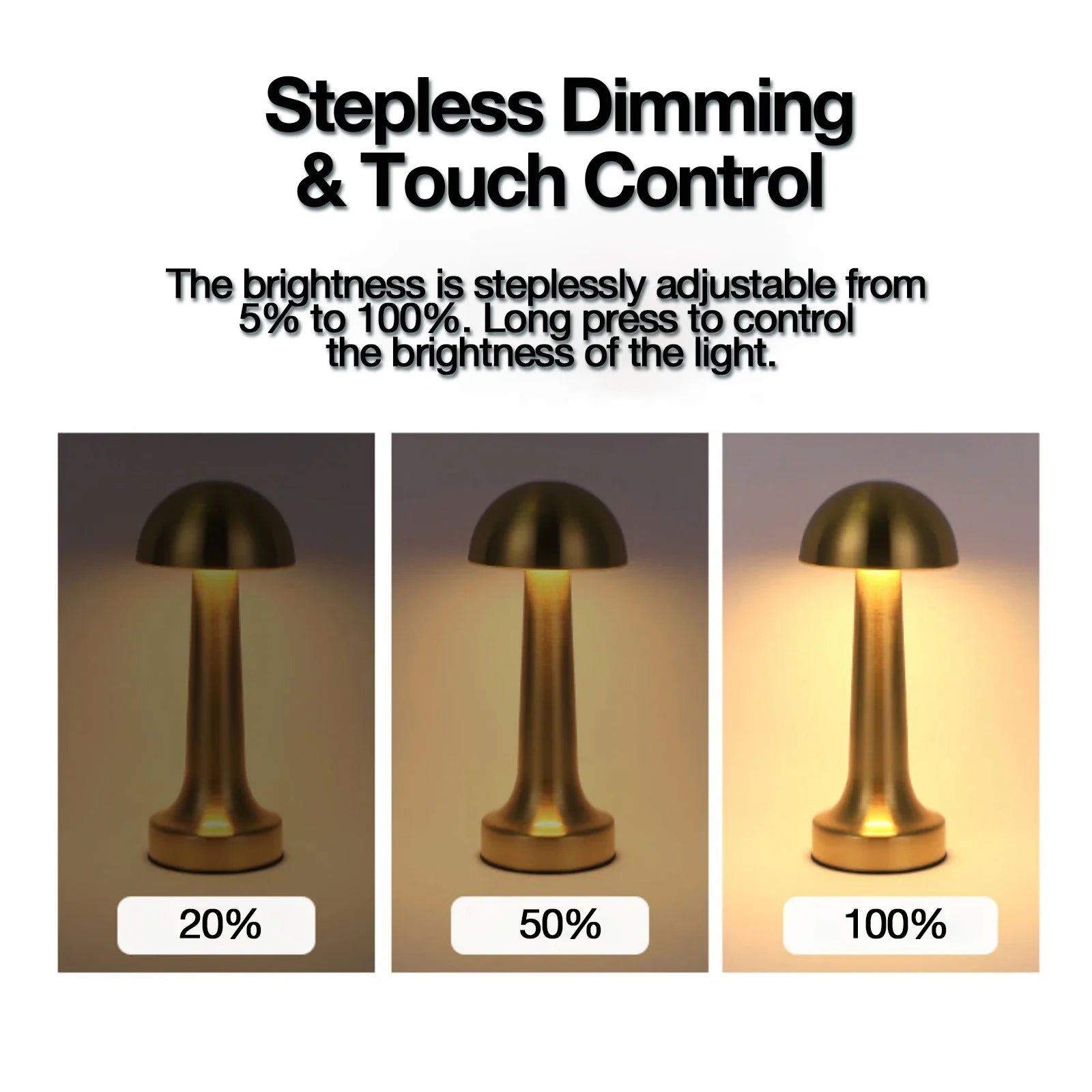 Lâmpada de mesa led 3 opções de cores modernista arte deco lâmpada controle toque sem fio carregável lâmpada de mesa led adequada para decoração de casa