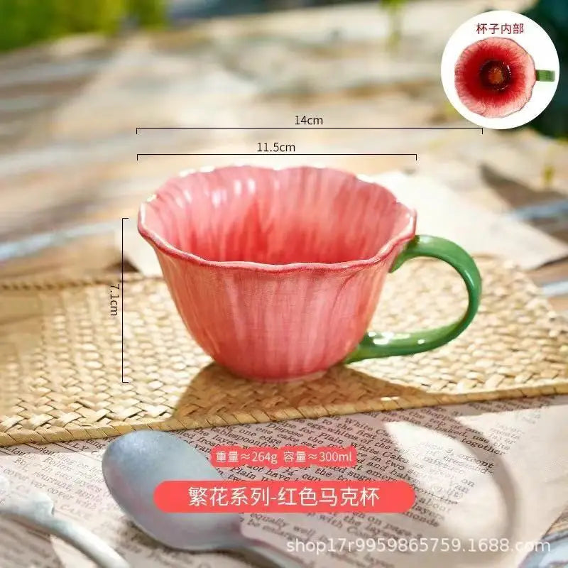 Prato de cerâmica rosa, prato de jantar, tigela decorativa, sobremesa, tigelas de sopa, copo de água, pratos de servir, tigela de frutas, lanche