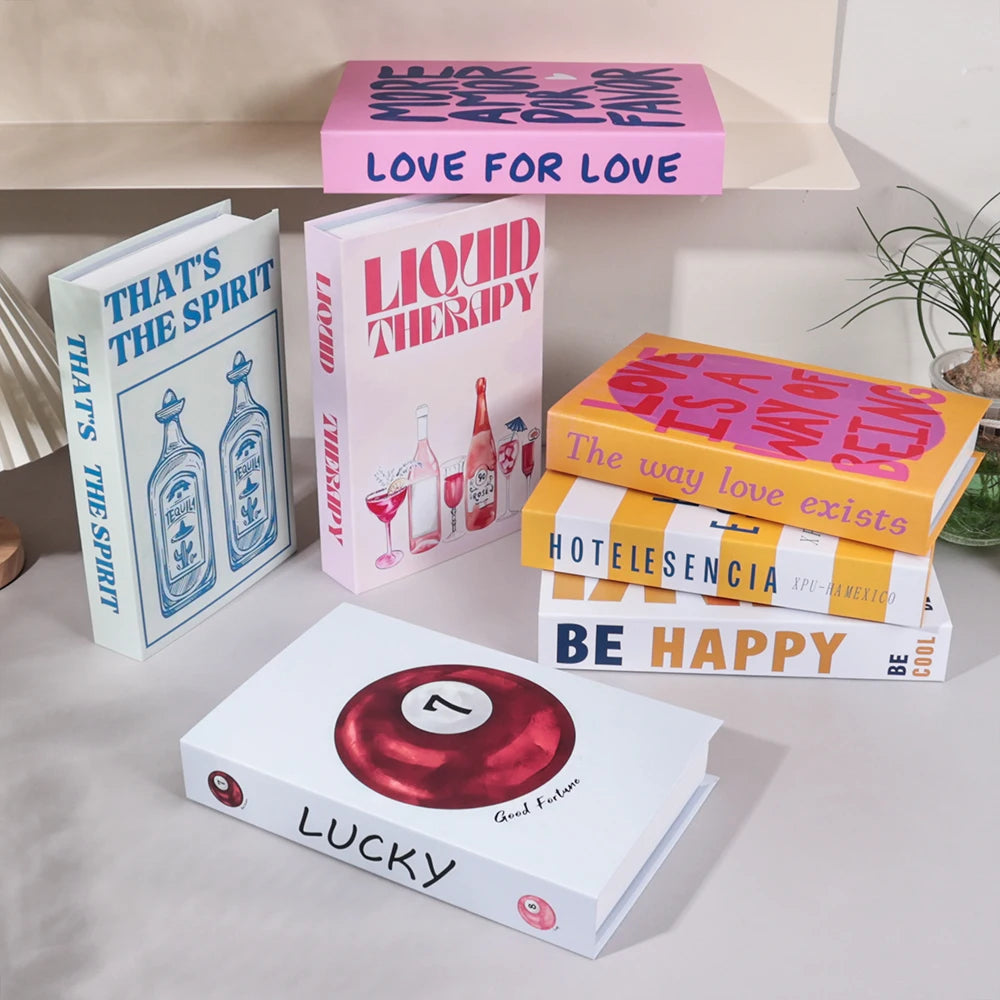 Livros falsos decoração moderna livro falso para sala de estar decoração de luxo livros falsos estante mesa café ornamentos