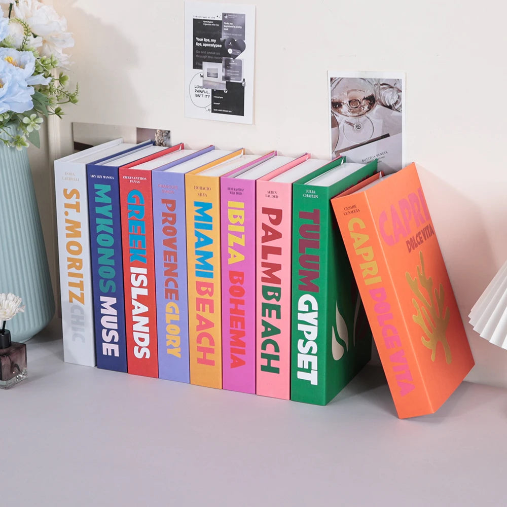 Livros Decorativos – Série Viagem | Ibiza, Capri, Tulum e mais
