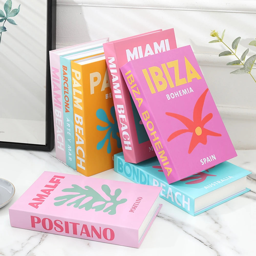Livros Decorativos – Série Viagem | Ibiza, Capri, Tulum e mais
